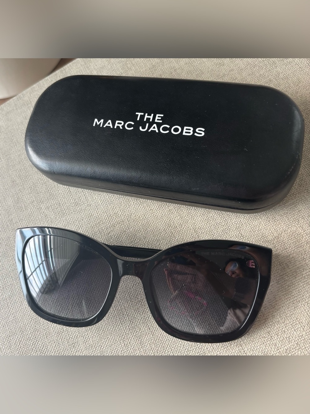 Marc Jacobs Women’s Marc 626/S Black Sunglasses with Protective Case